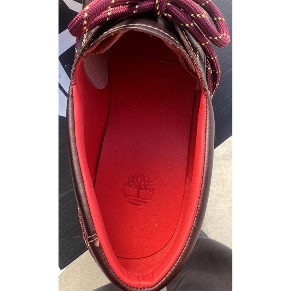 Timberland boat shoe C61 size 10.5 M/M TB OA2HFS 214 Medium Brown Nubuck - Picture 8 of 9